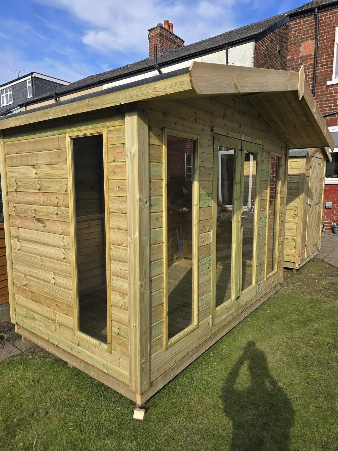 Contemporary Royal Apex Summer House - 12mm Shiplad Cladding