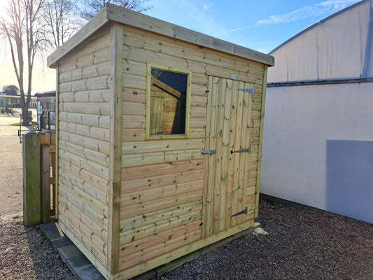 Standard Pent Shed - 12mm Tantalised Shiplap Cladding