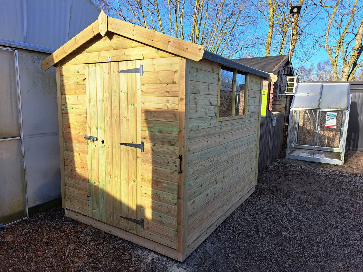 Standard Apex Shed - 16mm Tantalised Loglap Cladding