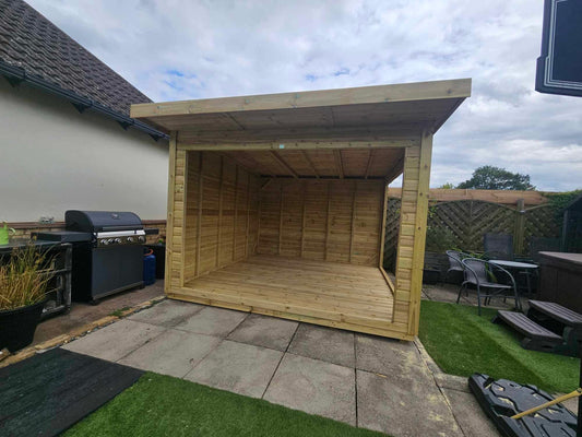 Gazebo - 16mm Loglap Cladding
