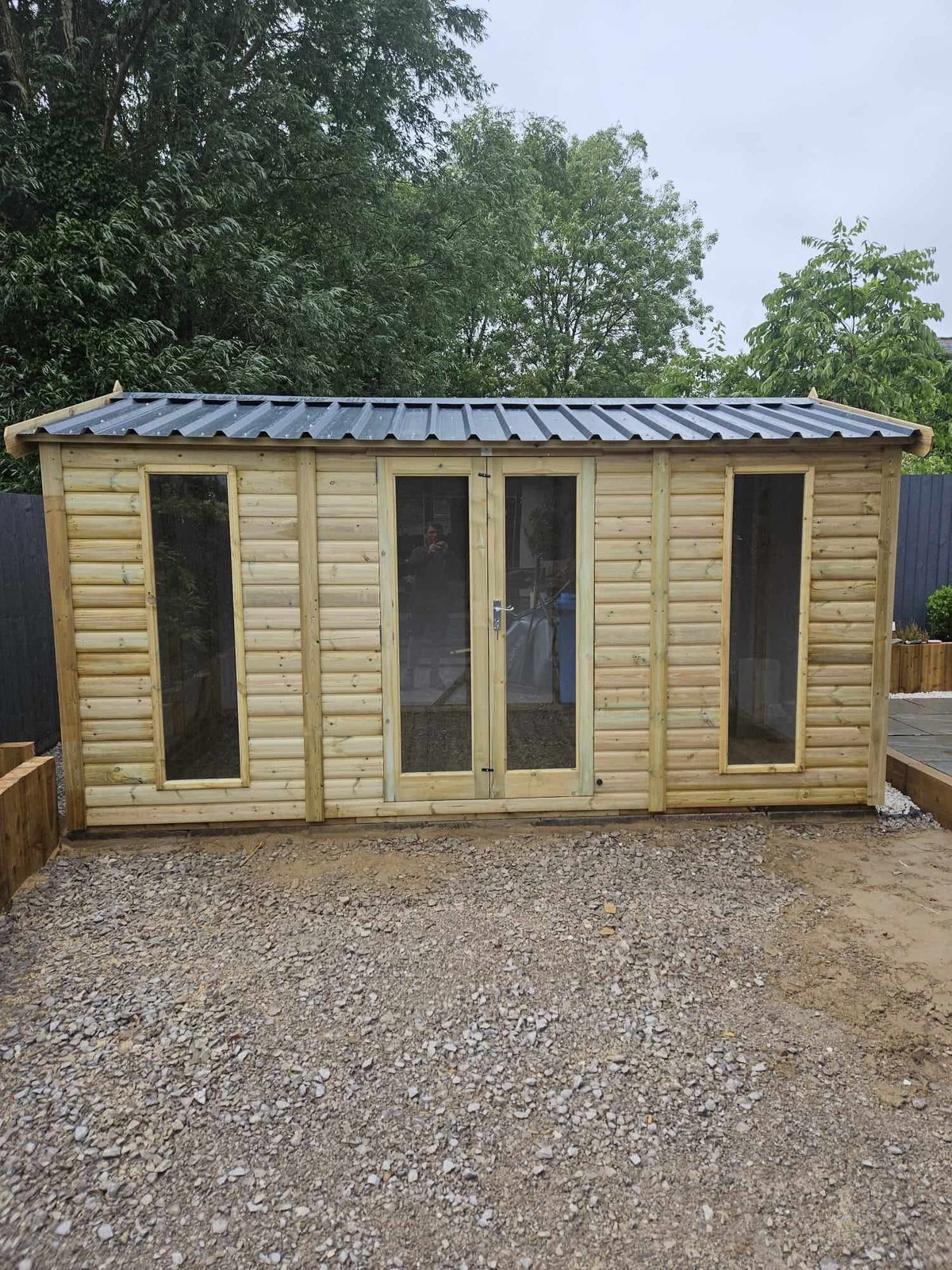 Loglap Cladding Howdens Hawkshead Cottage - 20mm Tantalised Loglap Cladding – White Post Farm ...