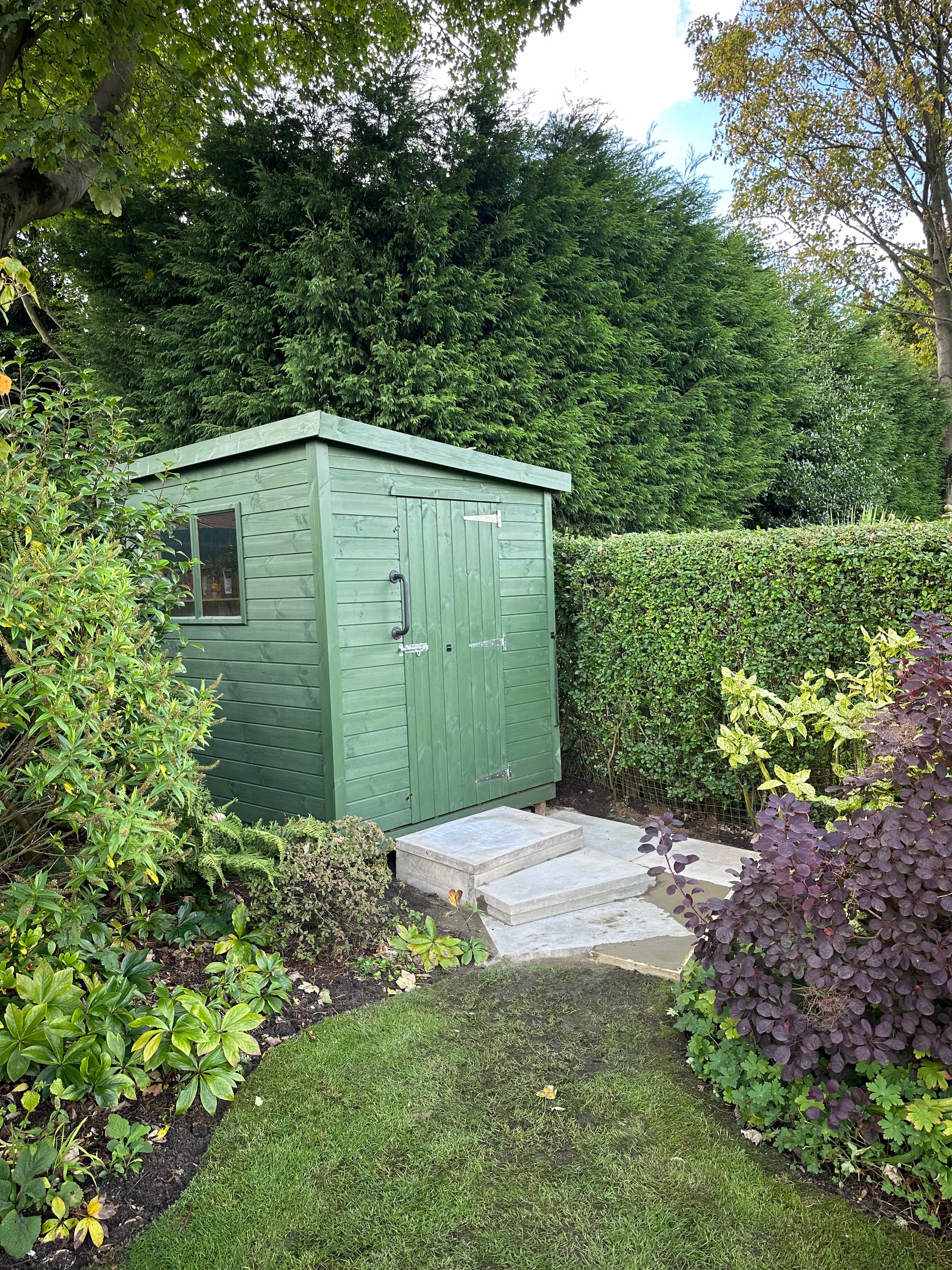 Loglap Cladding On Building 2x2 Pent Shed - 16mm Tantalised Loglap Cladding – White Post Farm ...
