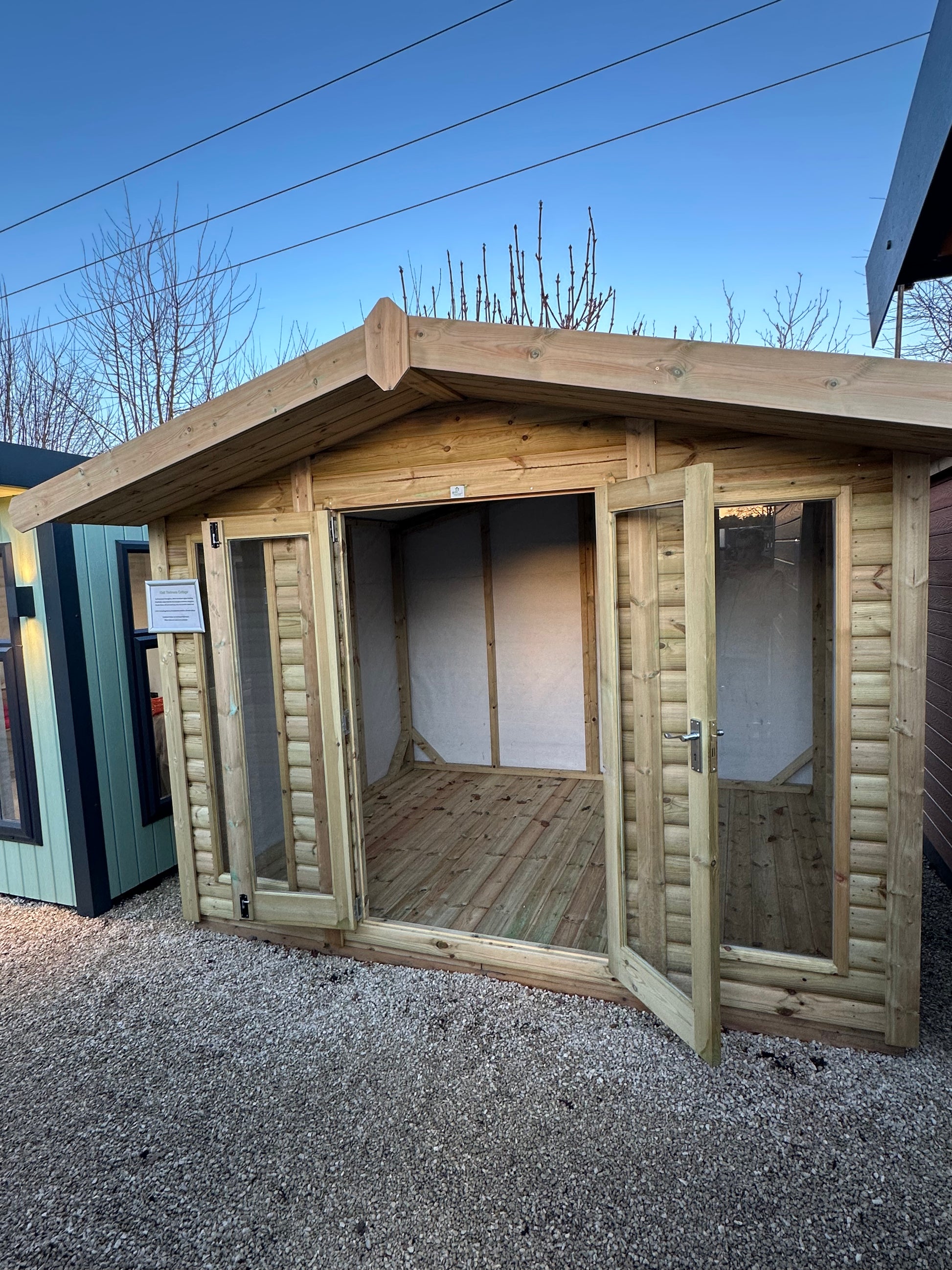 Loglap Cladding Howdens Thirlmere Cottage - 20mm Tantalised Loglap Cladding – White Post Farm ...
