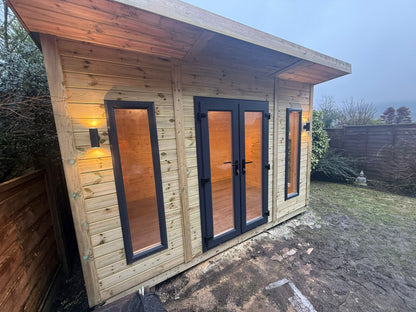 Monarch Garden Room - 12mm Shiplap Cladding
