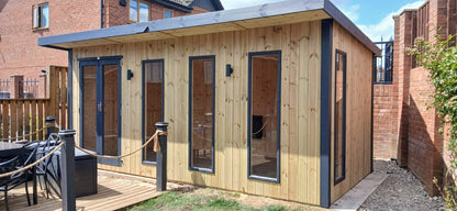 Vertically Cladded - Contemporary Royal Pent  - 12mm Vertical Cladding