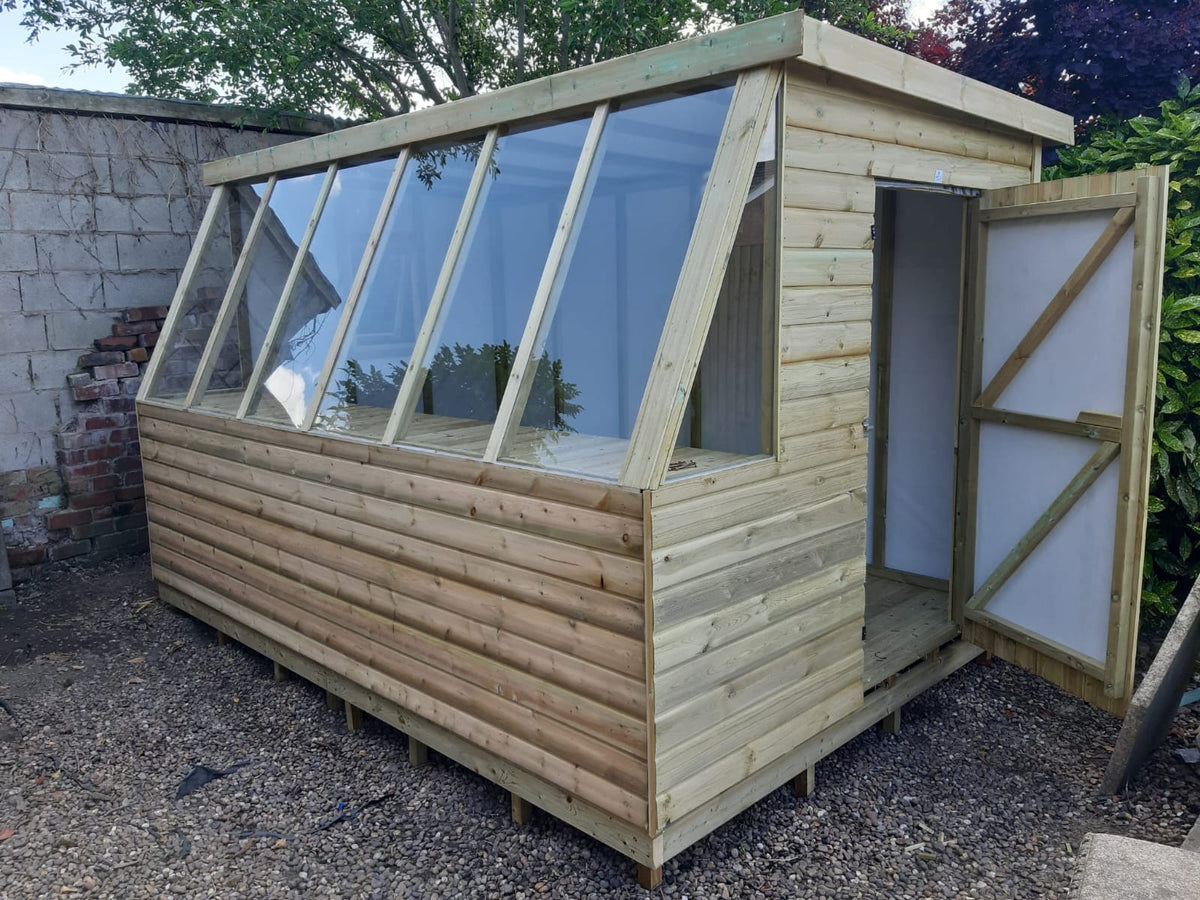Potting Shed - 12mm Tanalised Shiplad Cladding – White Post Farm Garden ...