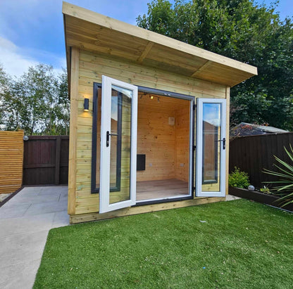 Monarch Garden Room - 16mm Loglap Cladding