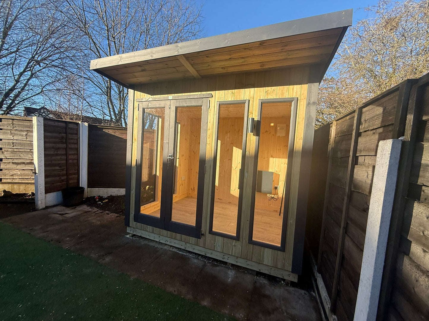 Contemporary Royal Pent Summer House - 12mm Vertical Cladding