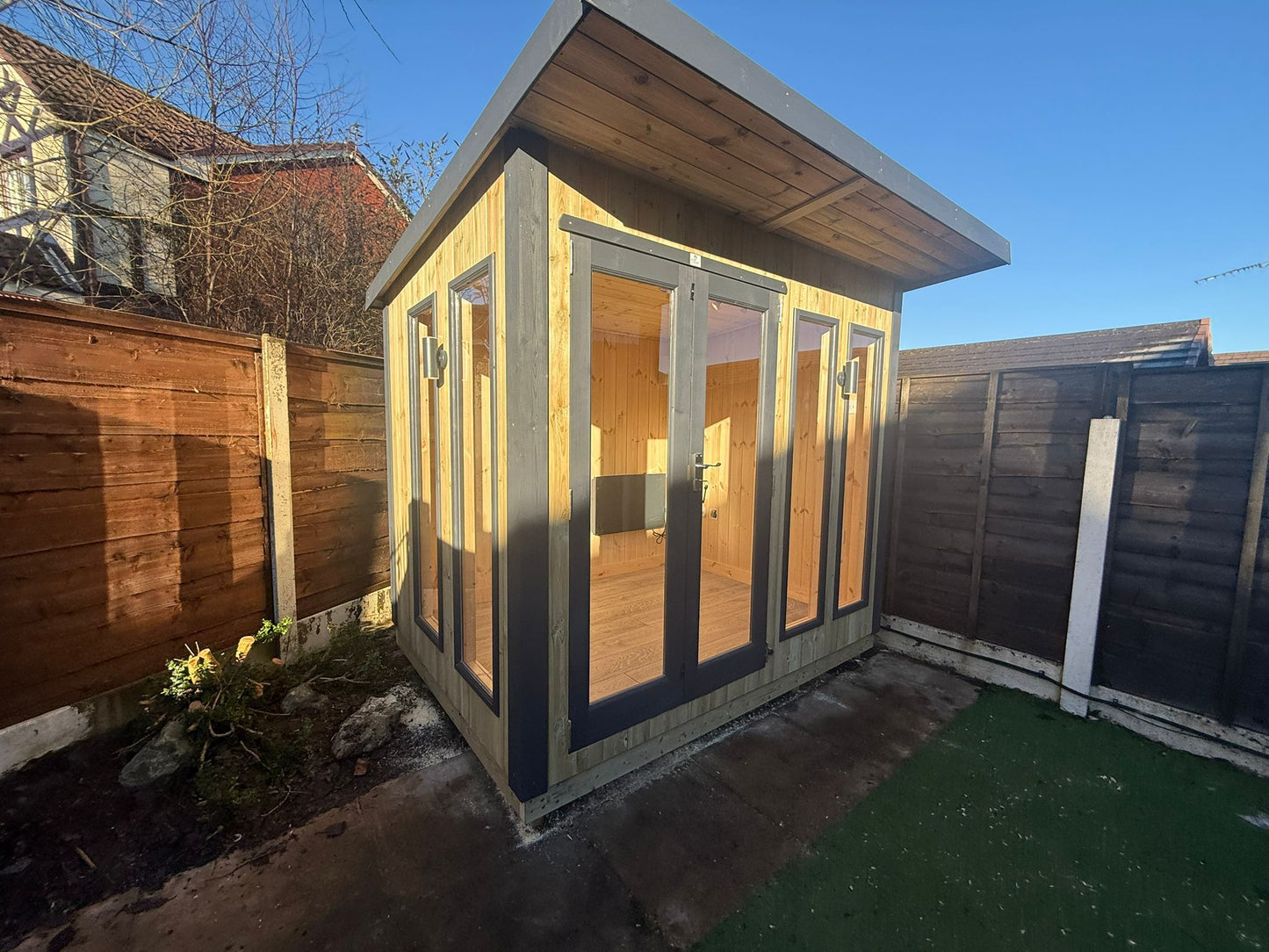 Contemporary Royal Pent Summer House - 12mm Vertical Cladding