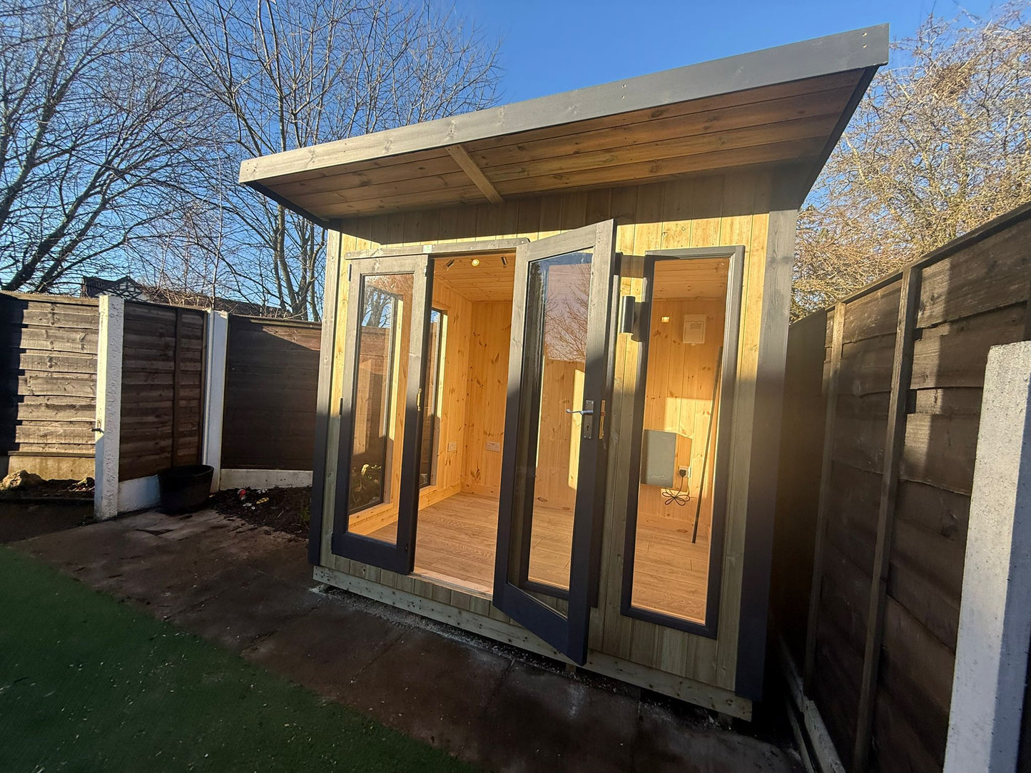 Contemporary Royal Pent Summer House - 12mm Vertical Cladding