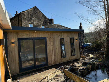 Moderna Vertical Clad Garden Room - 20mm TGV Cladding