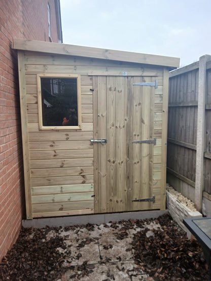 2x2 Pent Shed - 16mm Tantalised Loglap Cladding