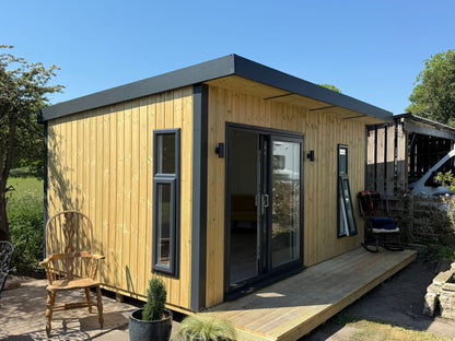 Moderna Vertical Clad Garden Room - 20mm TGV Cladding